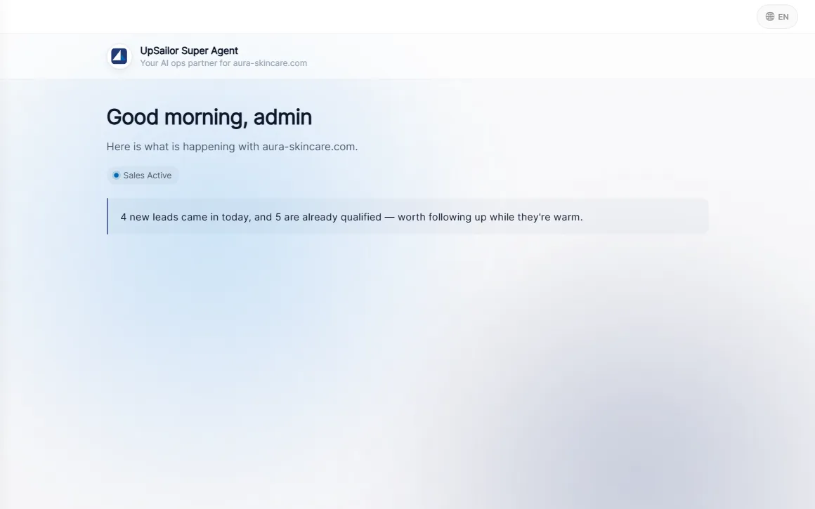 The Super Agent morning brief reporting what happened overnight