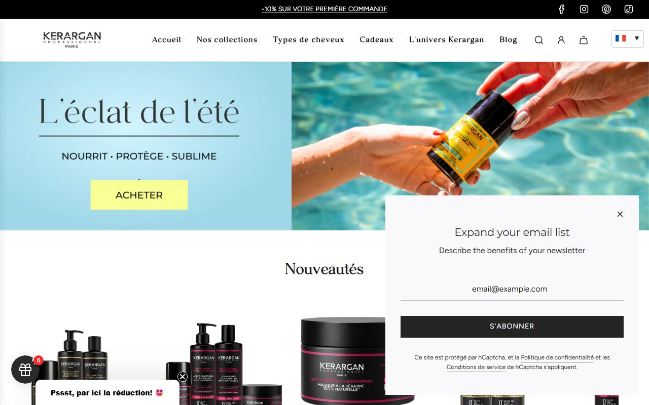 Kerargan website preview